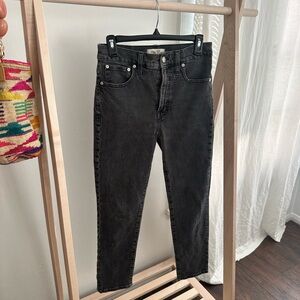 Madewell Black Denim Jeans